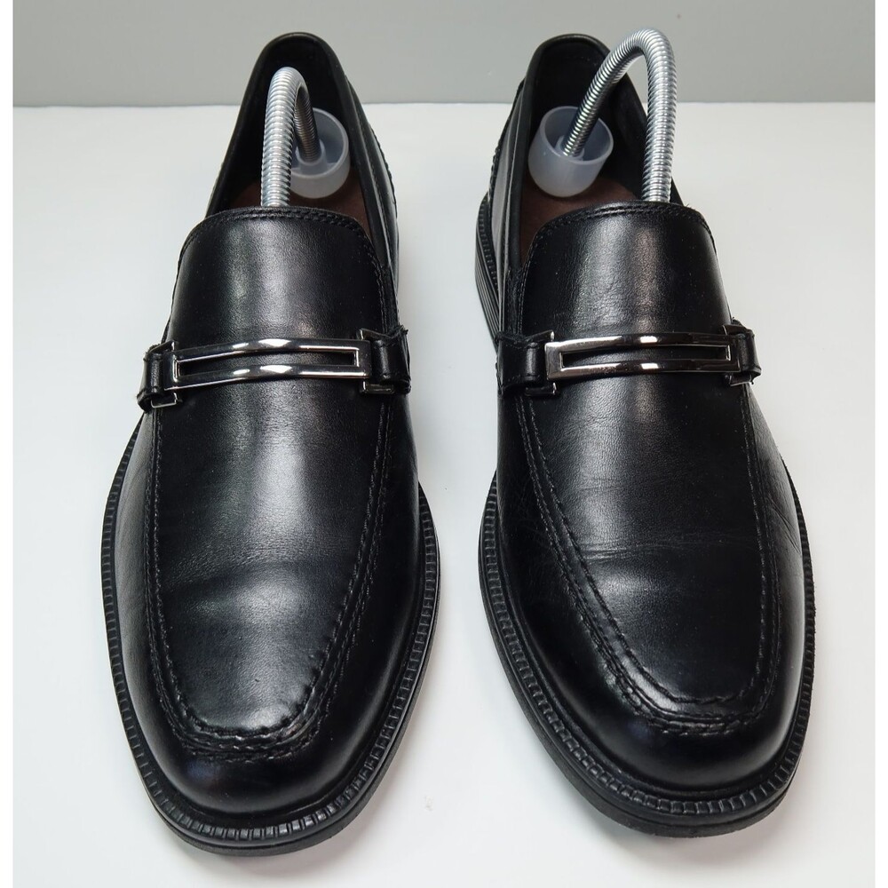 Bostonian Flexlite Mens Shoes Size 8.5M Black Leather Slip On Casual Loafers - Picture 5 of 16